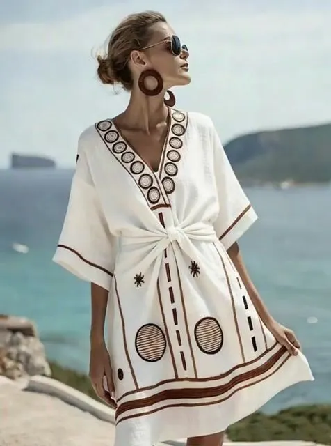 Women'S Casual Printed Dress 