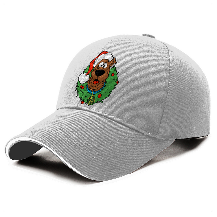 Scooby Doo In Santa Hat, Christmas Baseball Cap