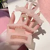 3PCS Simple Matte Colors Hair Claws Set