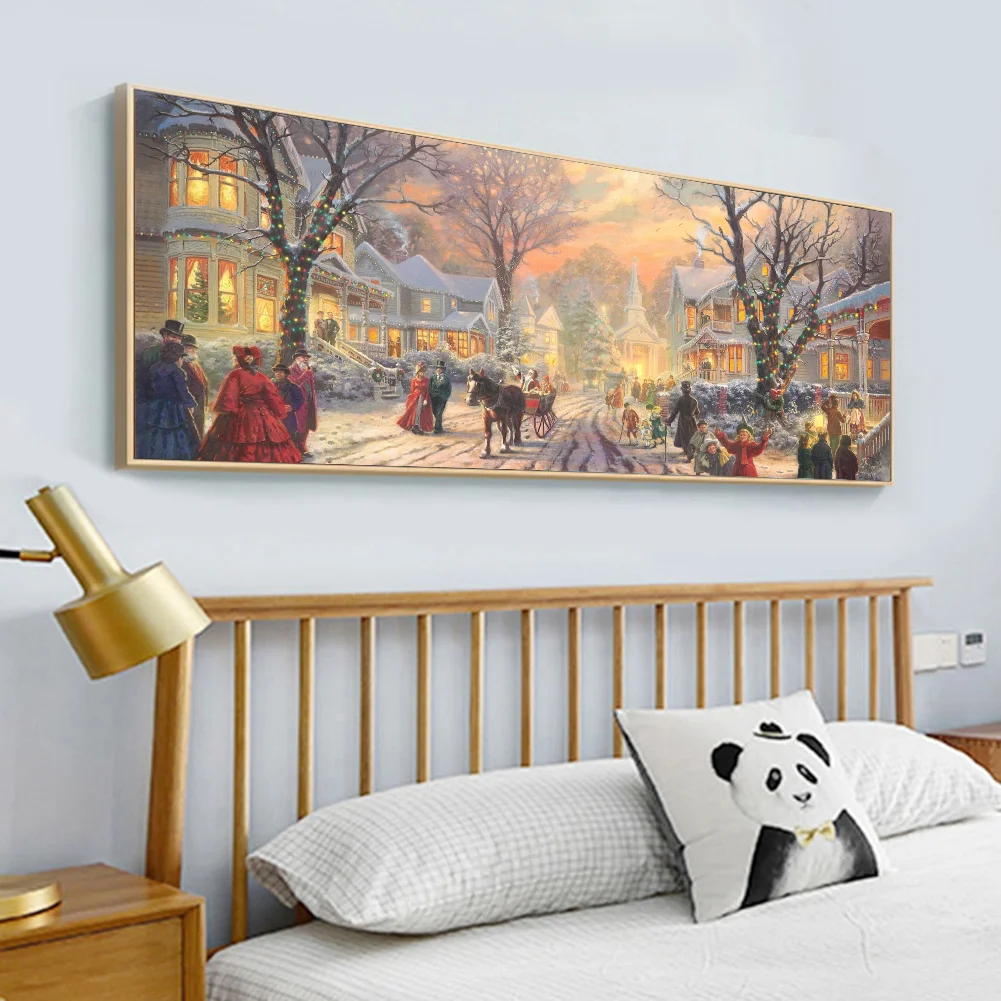 Winter Street Scene(80*40cm)