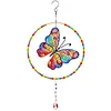 DIY Diamond Painting Double-sided Rotatable Hanging Wind Chime Suncatcher Hanging Kit