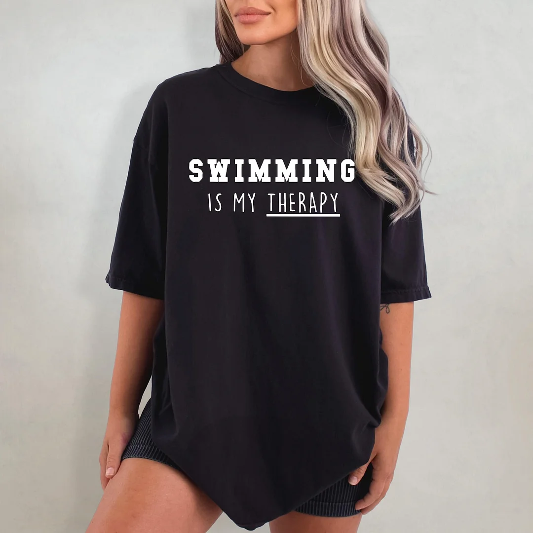 Swimming Is My Therapy T-shirt