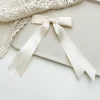 10PCS Silky Satin 2 Layers Bowknot Ribbon Hair Clip
