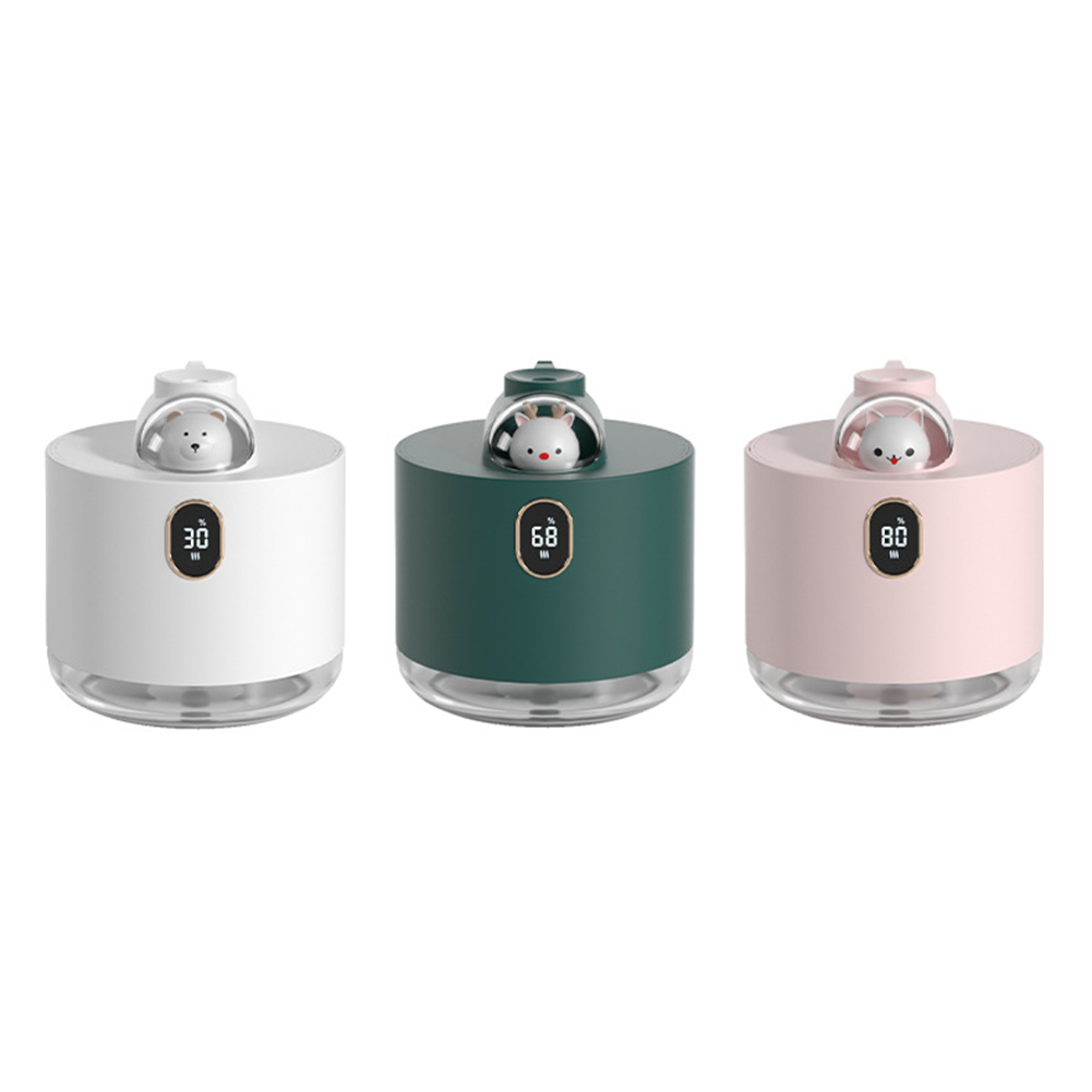 

USB Air Humidifier 500ml Cute Pet Mist Maker Aroma Diffuser with LED Lamp, White, 501 Original