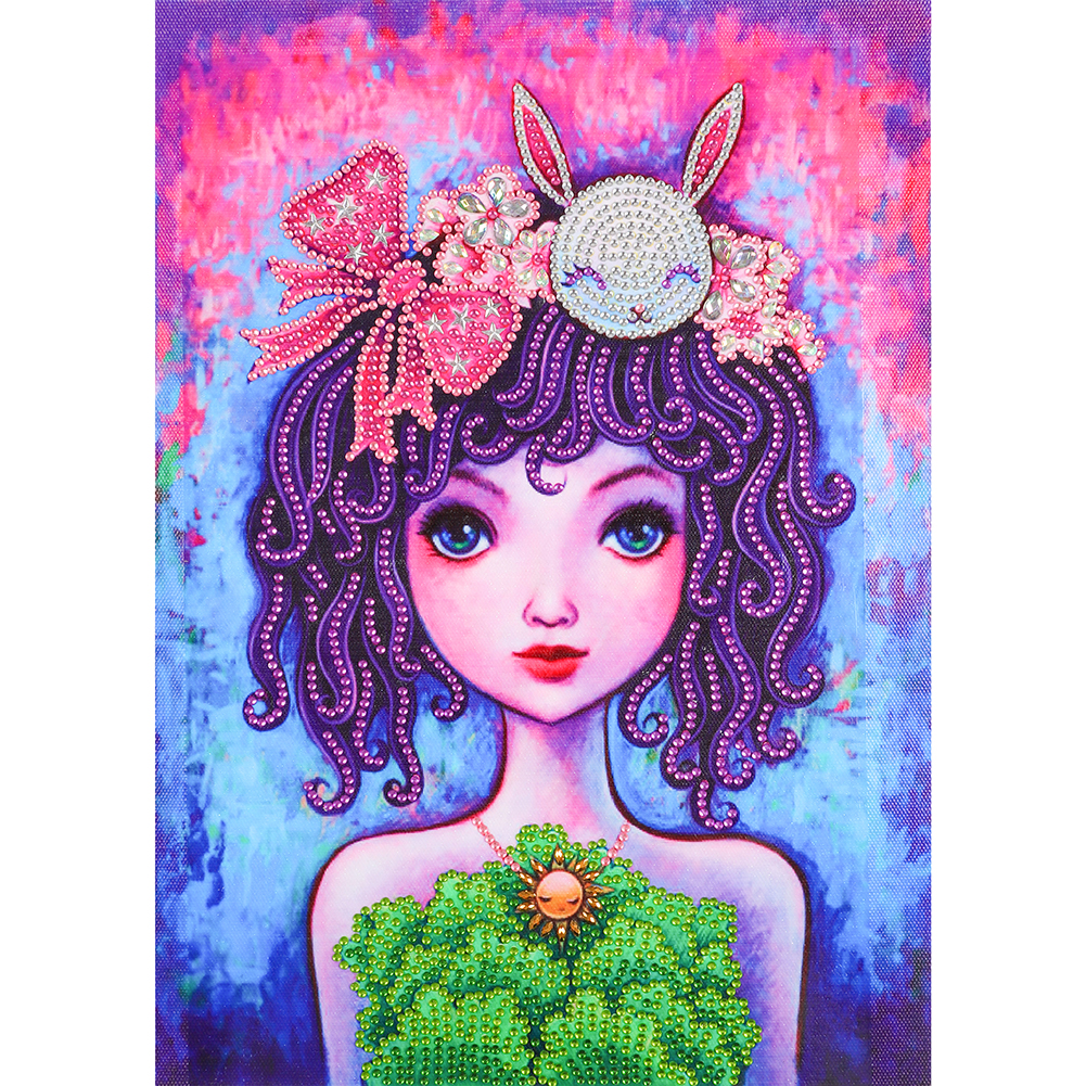 

Girl - Special Shaped Diamond Painting - 30*40CM, 501 Original