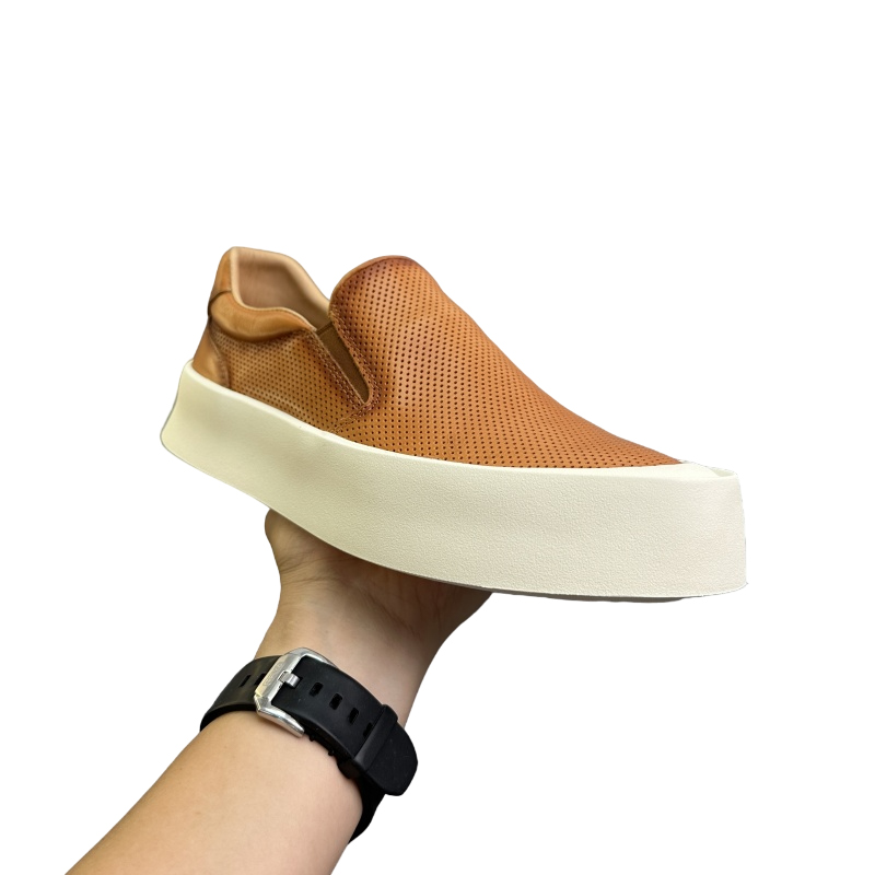 Handmade Retro Simple Style Hollow Casual Loafers Skate Shoes DANRRIO.COM DANRRIO