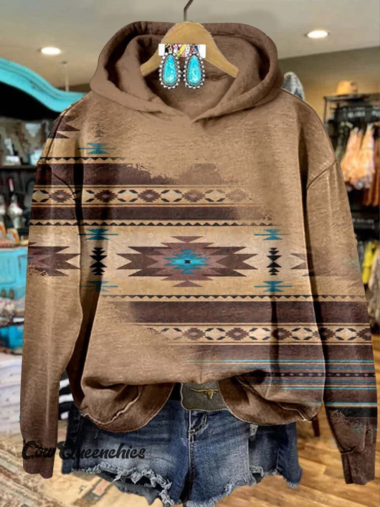 Aztac Print Casual Sweatshirt 1 / S
