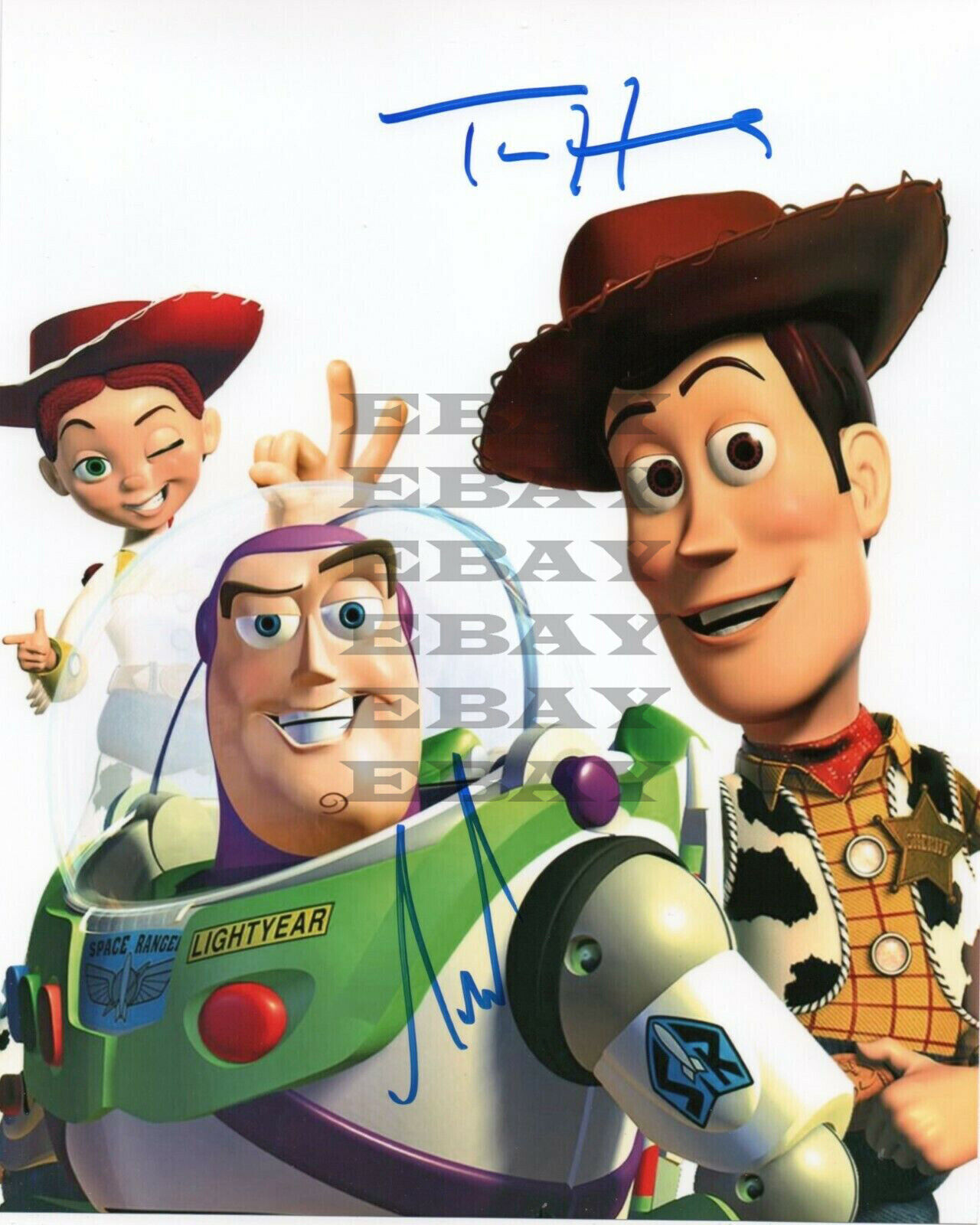 Tom Hanks & Tim Allen Toy Story Autographed Signed 8x10 Photo Poster painting Rep