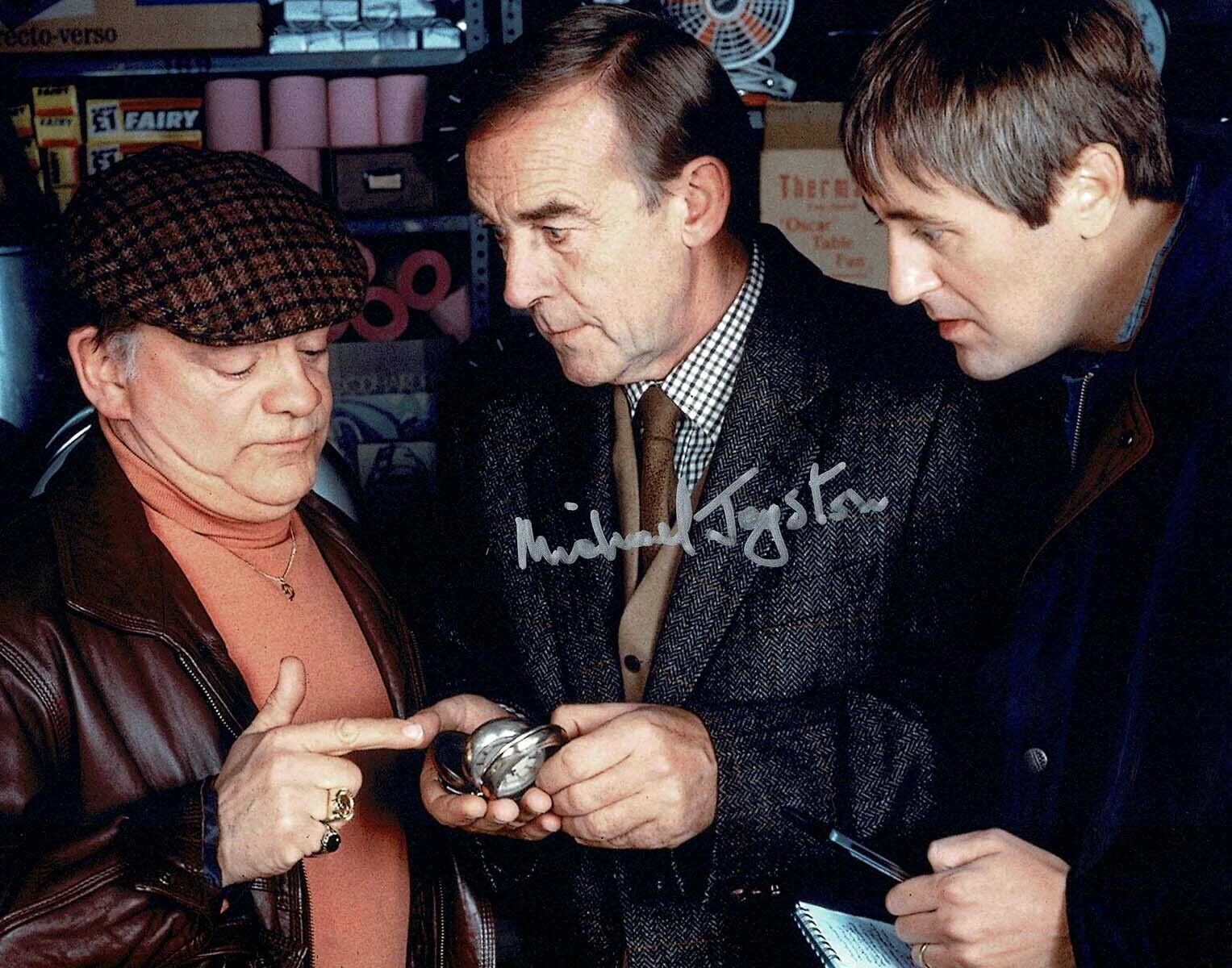 Michael JAYSTON Only Fools And Horses James Raquel's Dad SIGNED Photo Poster painting AFTAL COA