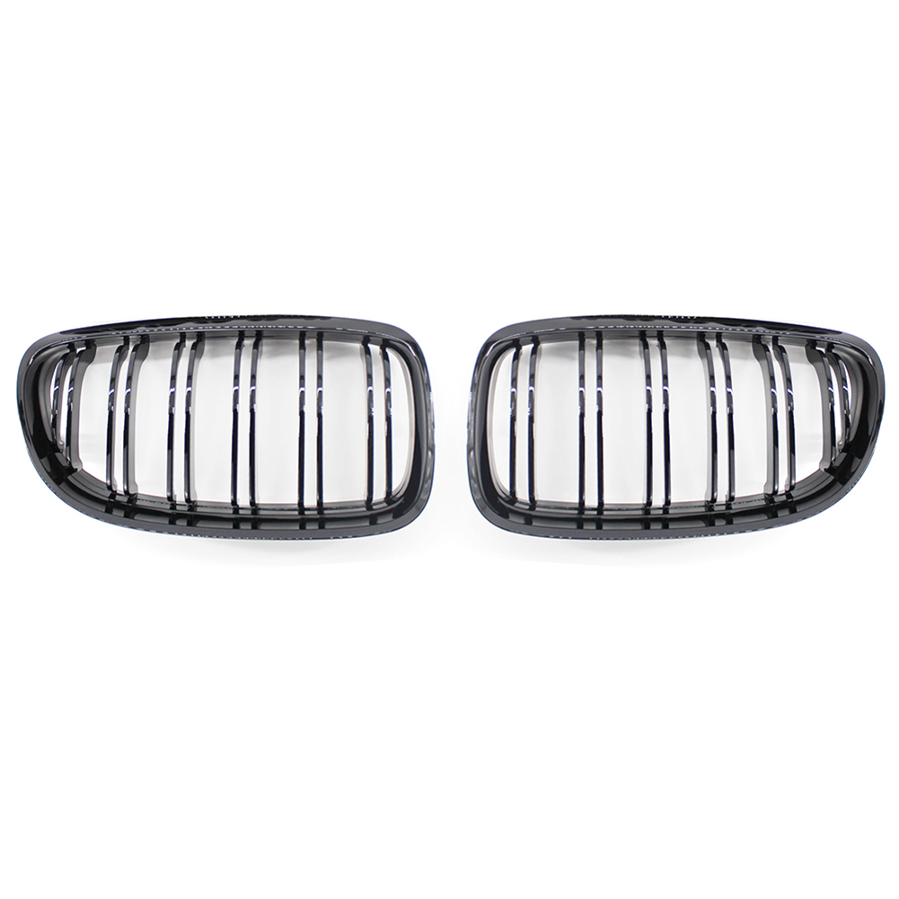 

Dual Slat Kidney Grill Gloss Black for BMW E90 3 Series Sedan LCI 2009-2011, 501 Original