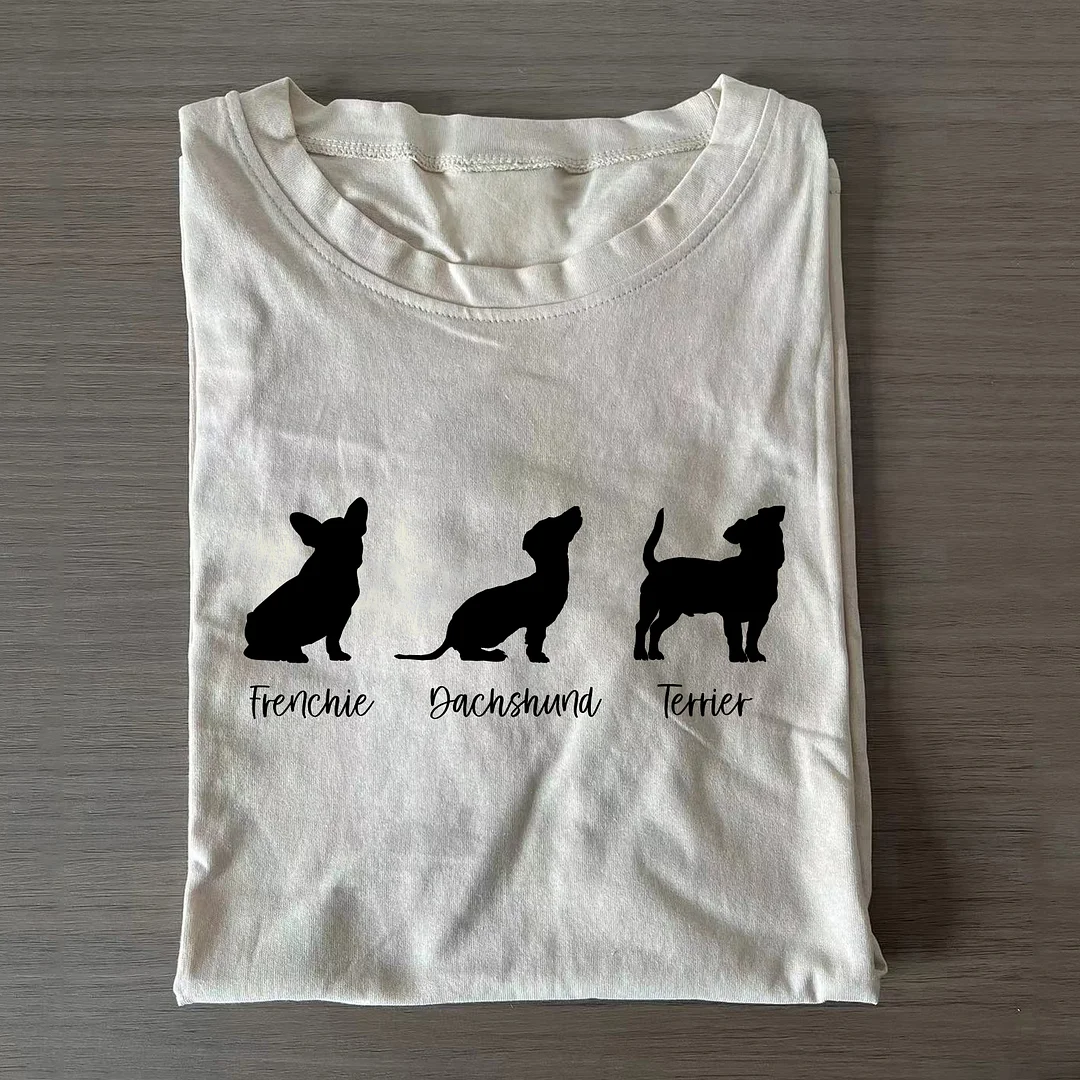 Frenchie Dachshund Terrier Subtle FDT T-shirt