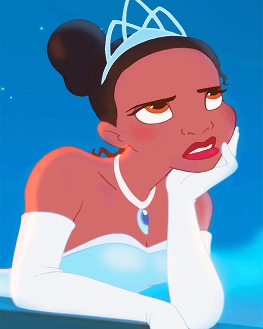 

Tiana disney princess – Paint By Numbers - 40*50CM, 501 Original