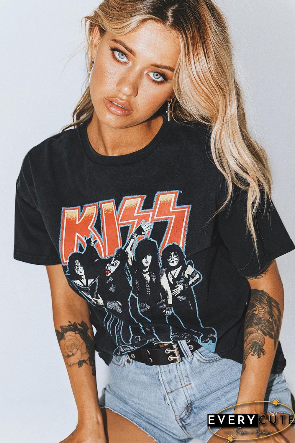 KISS END OF THE ROAD Tee