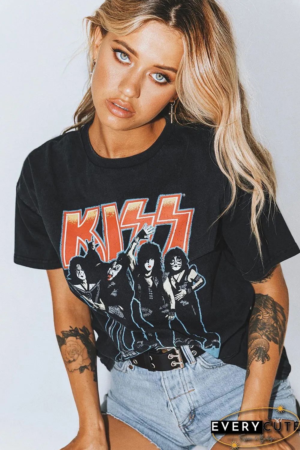 KISS END OF THE ROAD Tee