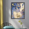 Cartoon Girl Cat-11CT Stamped Cross Stitch 40*50cm/15.75*19.69in tapestrymarket