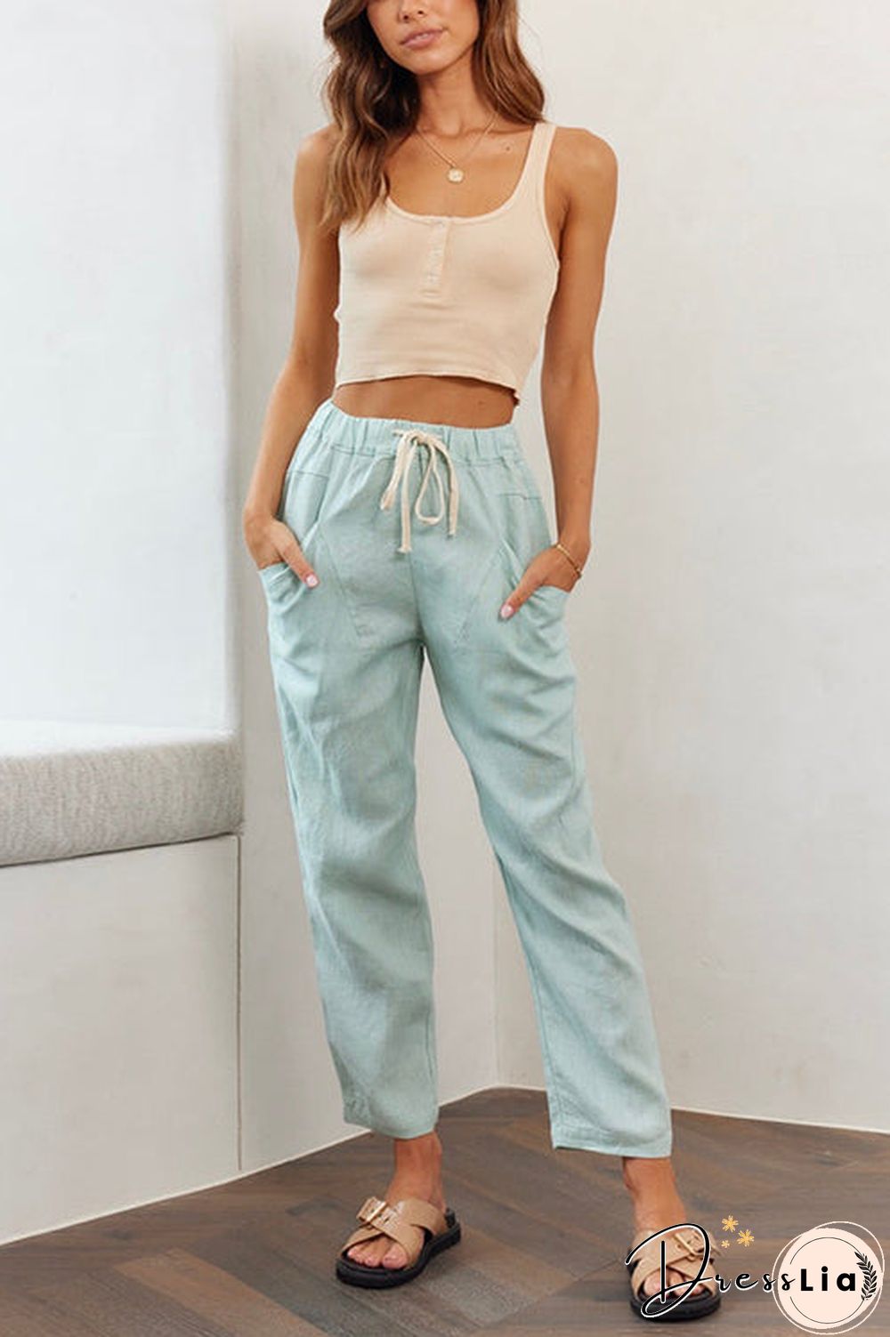 Relaxed Drawstring Pants