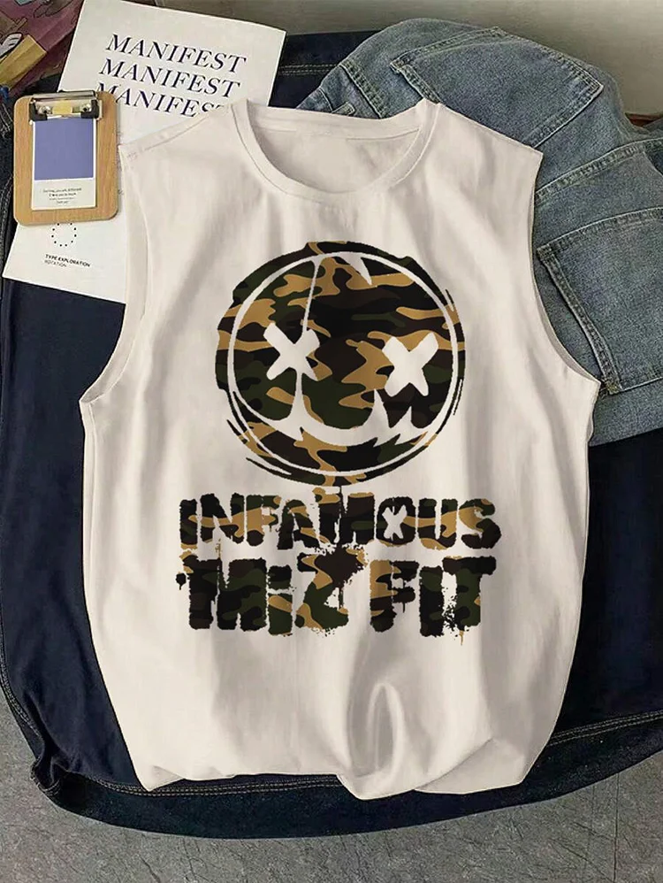 Men's Infamous Z-Fit Art Print Tank Top