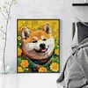 Dog - Full Embroidery 2 Strands 14CT Stamped Cross Stitch - 37*47CM