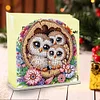 Acrylic Napkin Holder Diamond Painting Kit for Home Table Decoration (Owl)