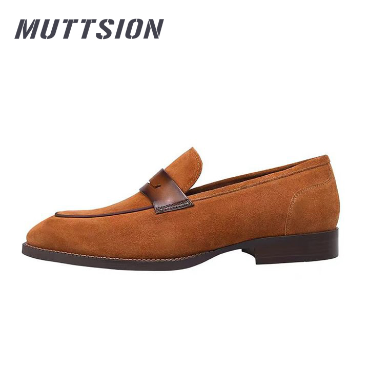MUTTSION Loafers Handmade Trendy New Casual Leather Shoes MUTTSION.COM MUTTSION