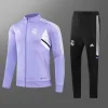 2022/2023 Real Madrid Long Zipped Jacket Purple Football Shirt Set love fball