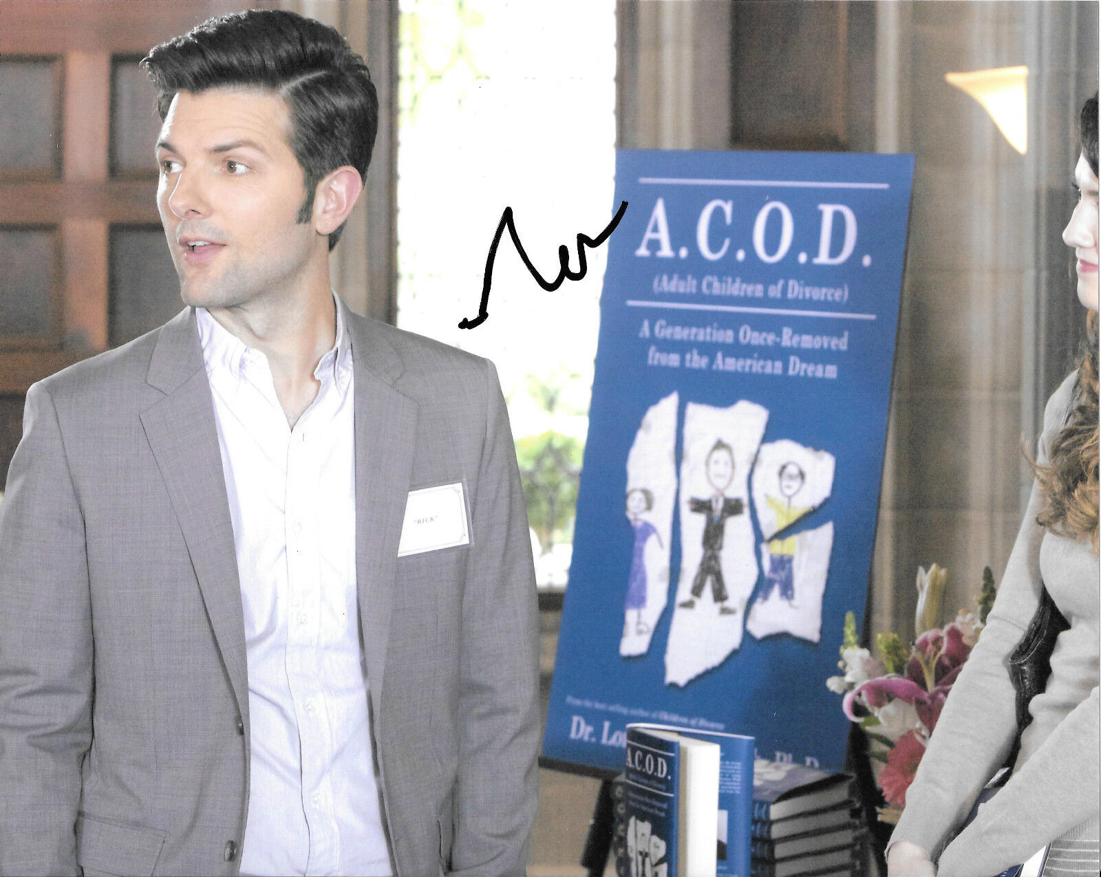 A.C.O.D. Adult Children of Divorce * ADAM SCOTT * Signed 8x10 Photo Poster painting A1 COA