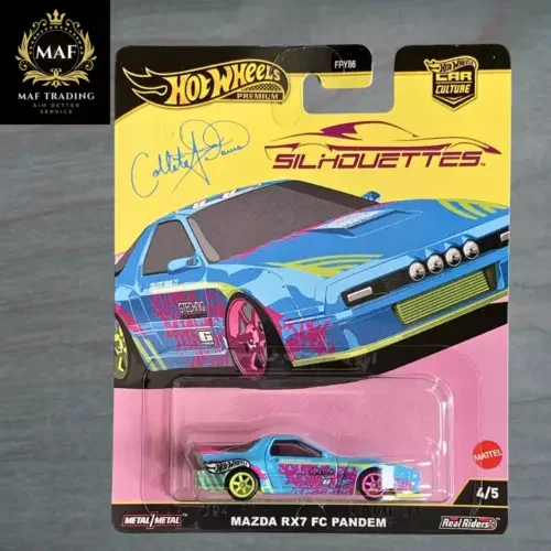 Dronehint Hot Wheels Premium Mazda RX7 FC Pandem Blue Silhouettes 2025 | NEW JDM SILHOUTTE Toy