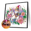Unicorn Gnome - Crystal Rhinestone Diamond Painting