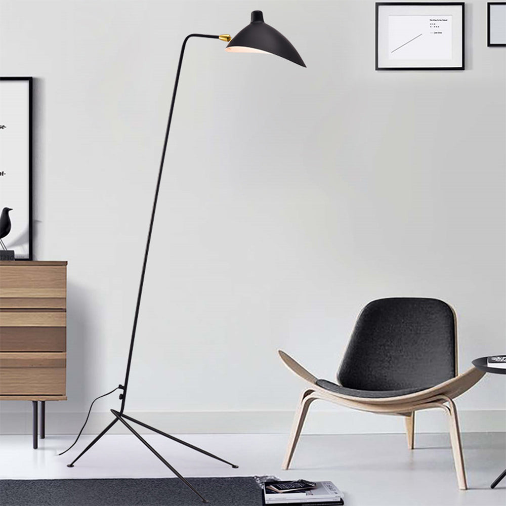 Single Light Duckbill Floor Lamp with Tripod