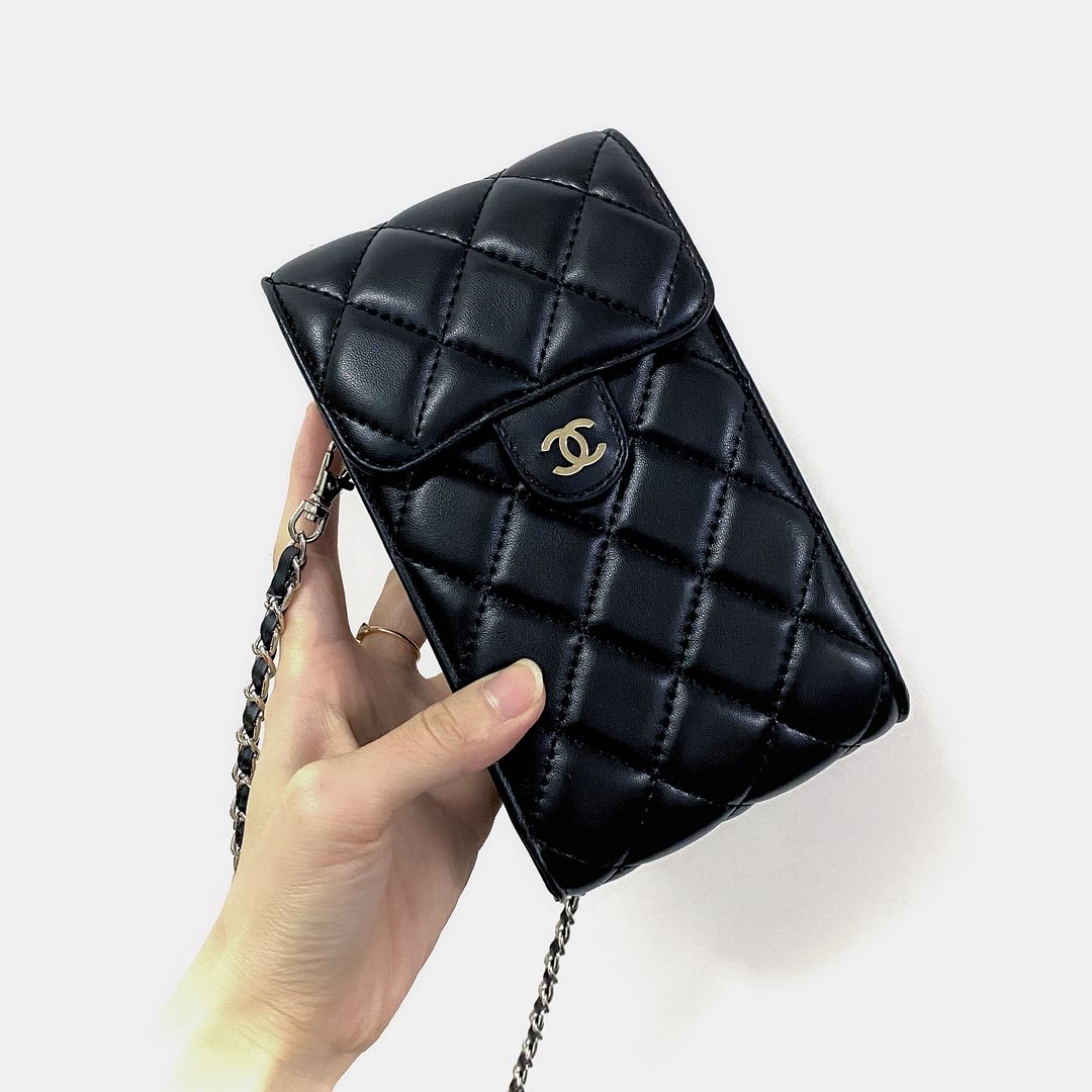 Chanel Luxury Genuine Leather Crossbody Phone Bag Elegant Tote Bag