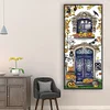 (Counted/Stamped)Halloween Balcony-14CT Cross Stitch 20*45cm/7.87*17.72in
