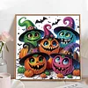 Diamond Painting-DIY Crystal Rhinestone Halloween Pumpkin