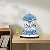 DIY Carousel Diamond Painting Single-sided Wooden Desktop Ornaments