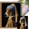Dog - 11CT Stamped Cross Stitch - 40*50cm