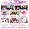 Special Shape Rhinestone Diamond Painting Kit Partial Drill(Daisy Beauty)