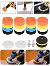 22Pcs 3 Inch Car Polisher Pads Kit Reusable Buffer Drill Wheel Polisher Washable