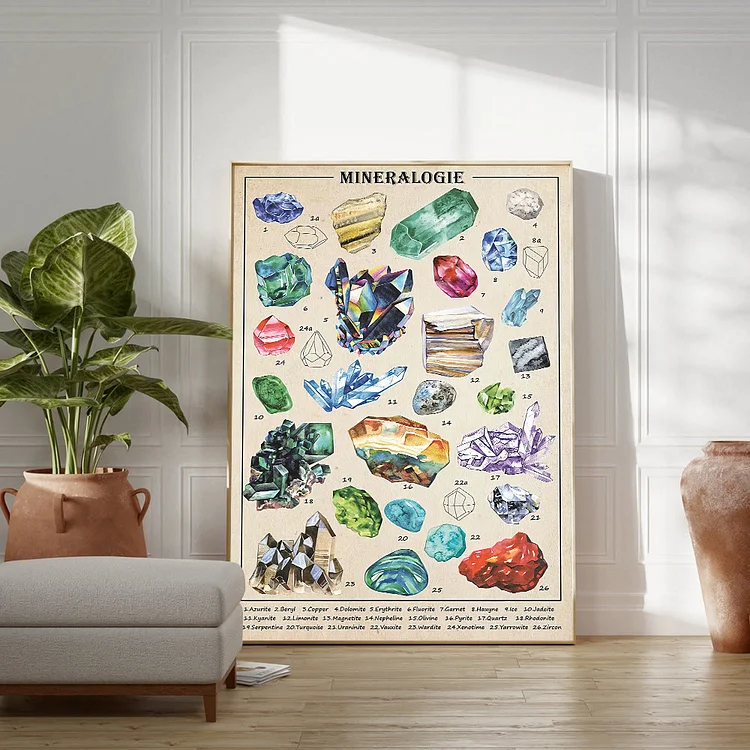 Olivenorma Vintage Crystal Poster Decorative Tapestry
