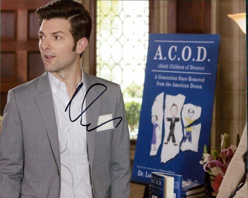 Adam Scott authentic signed celebrity 8x10 Photo Poster painting W/Cert Autographed C1