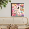 Diamond Painting -5D Full Round Drill Maltese Puppy(40x40cm)