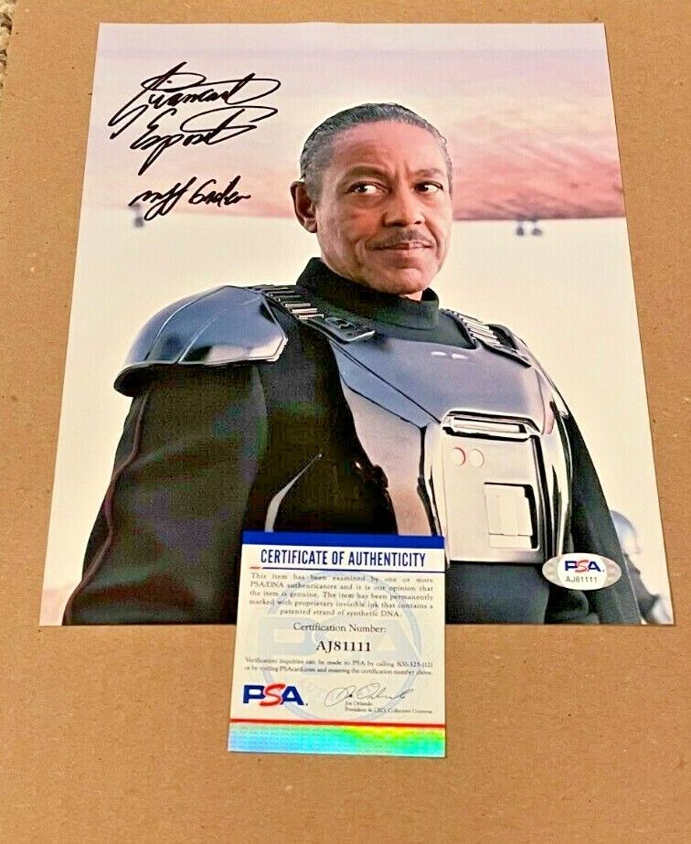 GIANCARLO ESPOSITO SIGNED MANDALORIAN 8X10 Photo Poster painting PSA/DNA CERTIFIED #2