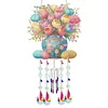 Double Sided Colorful Pattern 5D DIY Crystal Rhinestone Wind Bell Suncatcher Hanging Kits