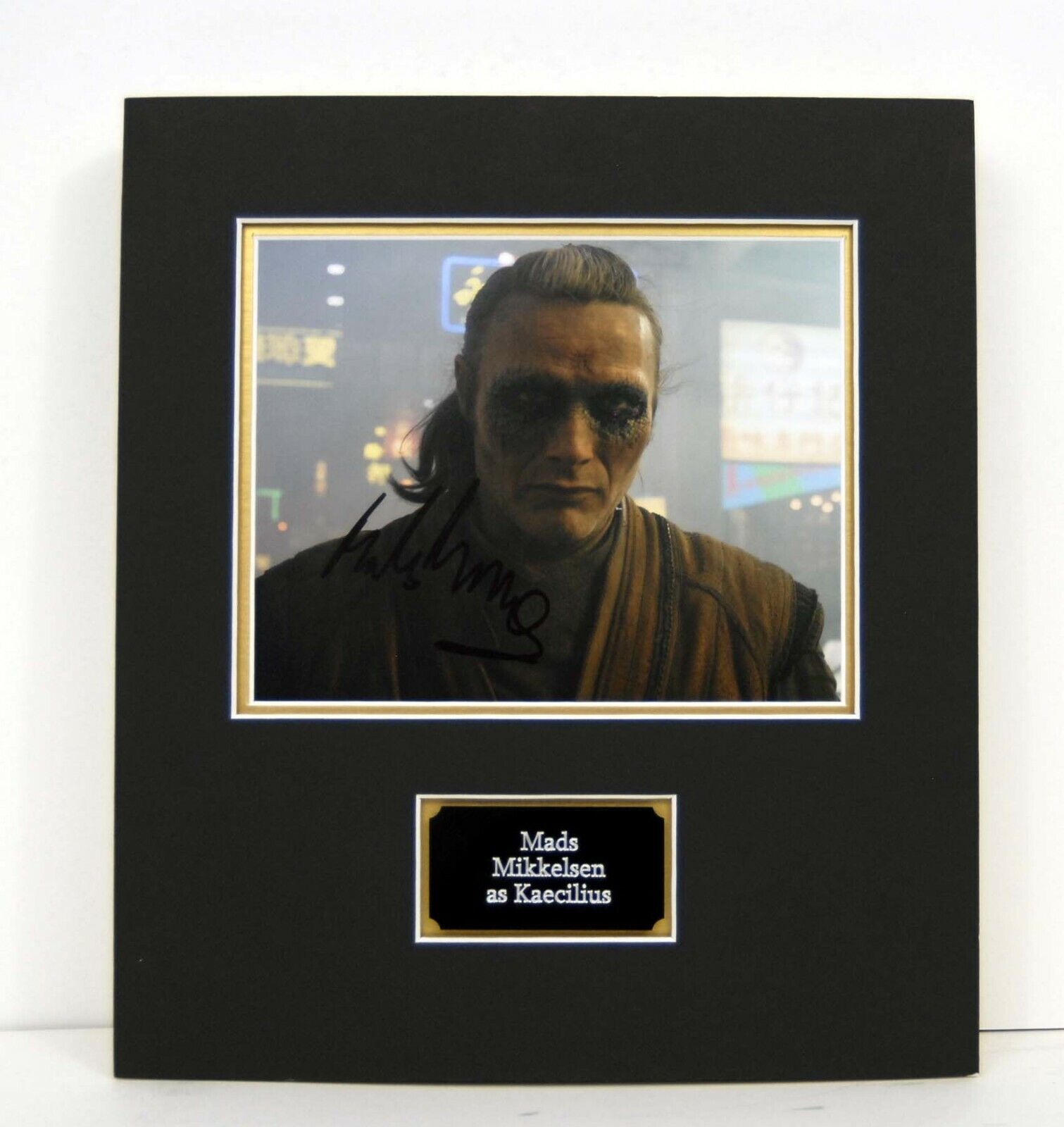 Mads MIKKELSEN Kaecilius Thor Marvel Signed & Mounted Photo Poster painting Display AFTAL RD COA