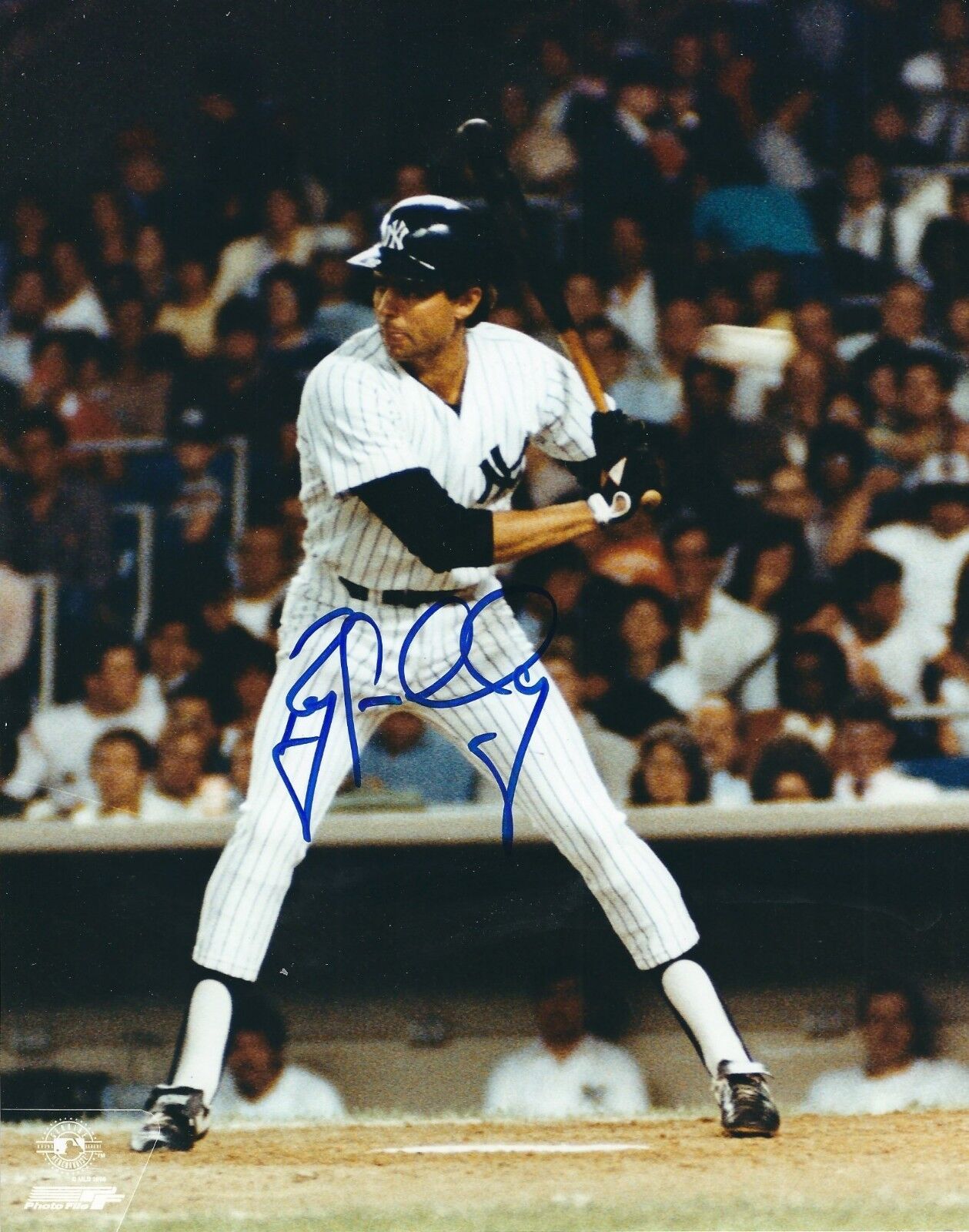 Signed 8x10 ROY SMALLEY New York Yankees Autographed Photo Poster painting - COA