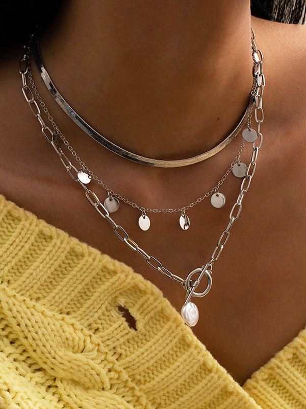 Fashion Vintage Geometric  Necklace Accessories