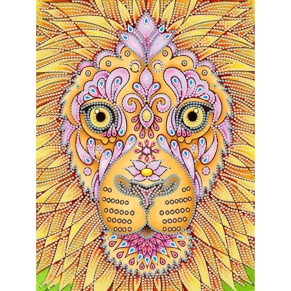 

Lion - Special Shaped Diamond Painting - 30*40CM, 501 Original