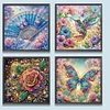 (US Only)Flower Birds - Diamond Painting - Partial Special Shaped Drill (Canvas|30*30cm)