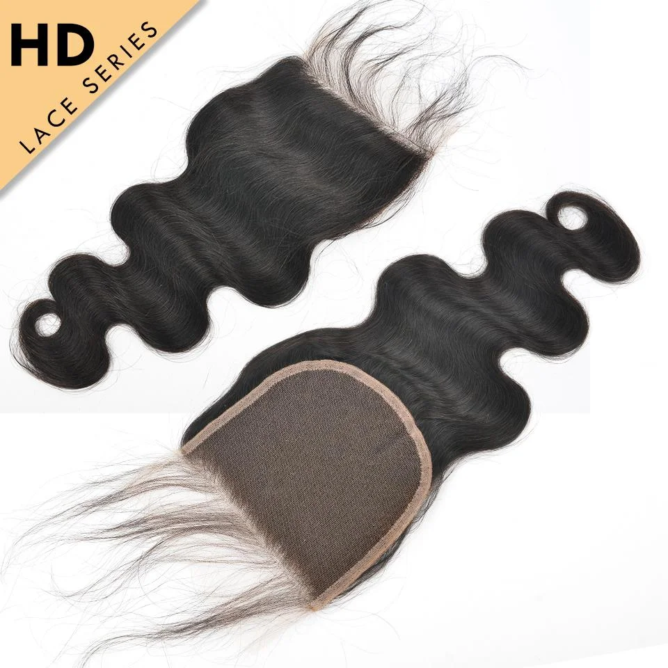 Yvonne HD Lace Closure 4*4 & 5*5 Body Wave HD Swiss Lace Free Part Virgin Human Hair With Baby Hair 
