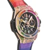 Hublot Big Bang Chronograph 18K King Gold & Colored Gemstones Man's Watch