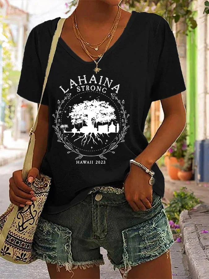 Women's Lahaina Strong Casual T-Shirt socialshop