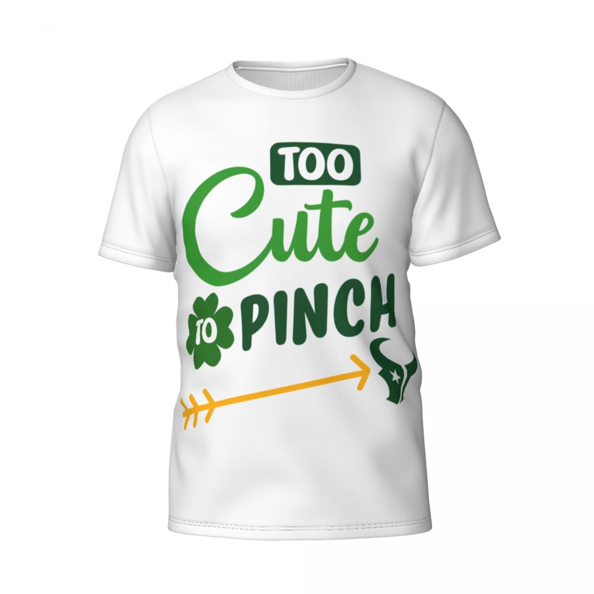 Houston Texans Too Cute To Pinch Printed Men's T-Shirt